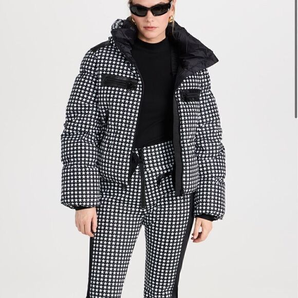 Goldbergh Galaxy Track Team Ski Jacket Starski Black White NWT US 10 Waterproof - Picture 4 of 11